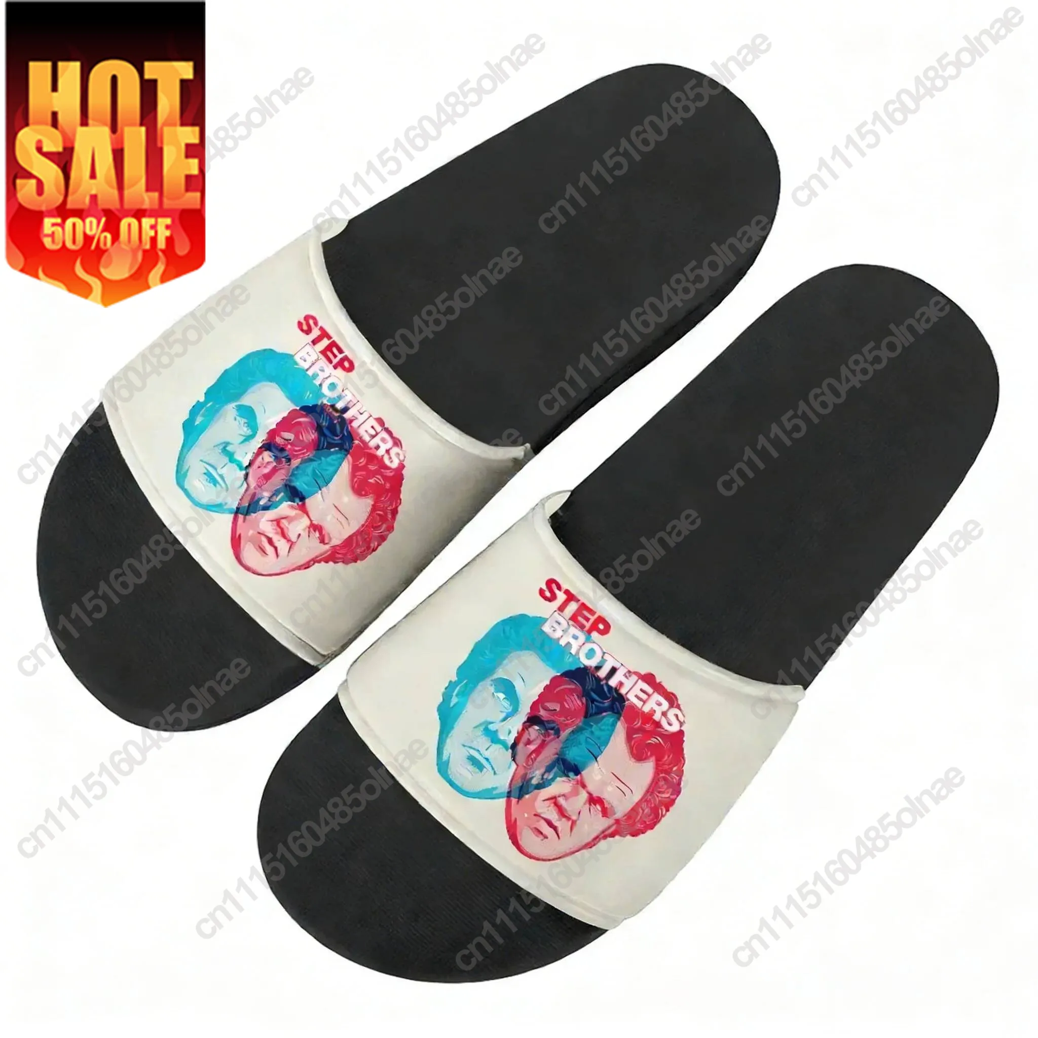 Step Brothers Flip Flops Home Slipper Mens Womens Teenager Family Slippers Fashion Bathroom Pool Casual Sandals Customize Shoesc