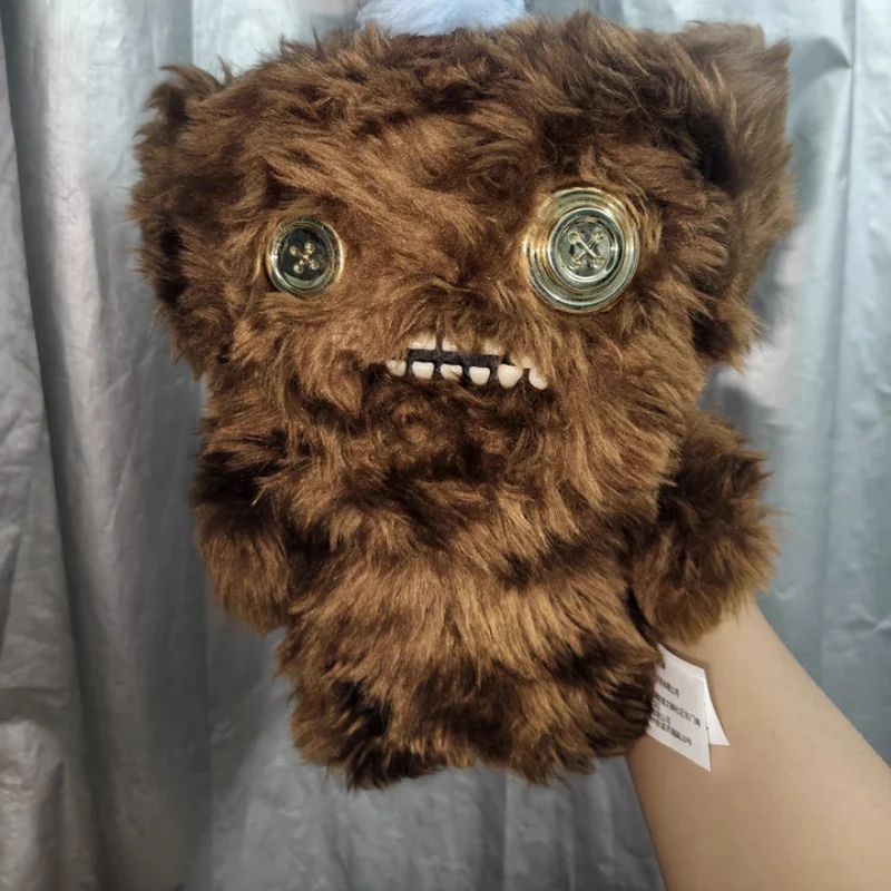 Fuggler الذهب راش سلسلة كبيرة الأسنان الوحش ألعاب من القطيفة دمية لطيف مضحك وحوش قبيحة فتاة الاطفال اللعب شخصيات كرتونية الأطفال هدية