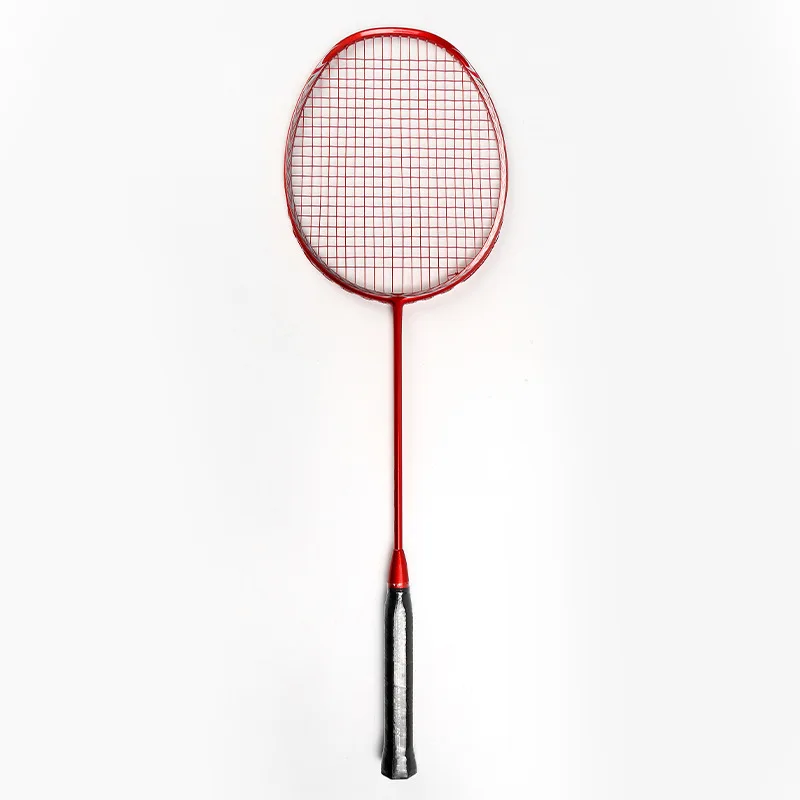 

High-end hot-selling badminton racket wave twist ultra-light all-carbon carbon fiber solid color single racket high value
