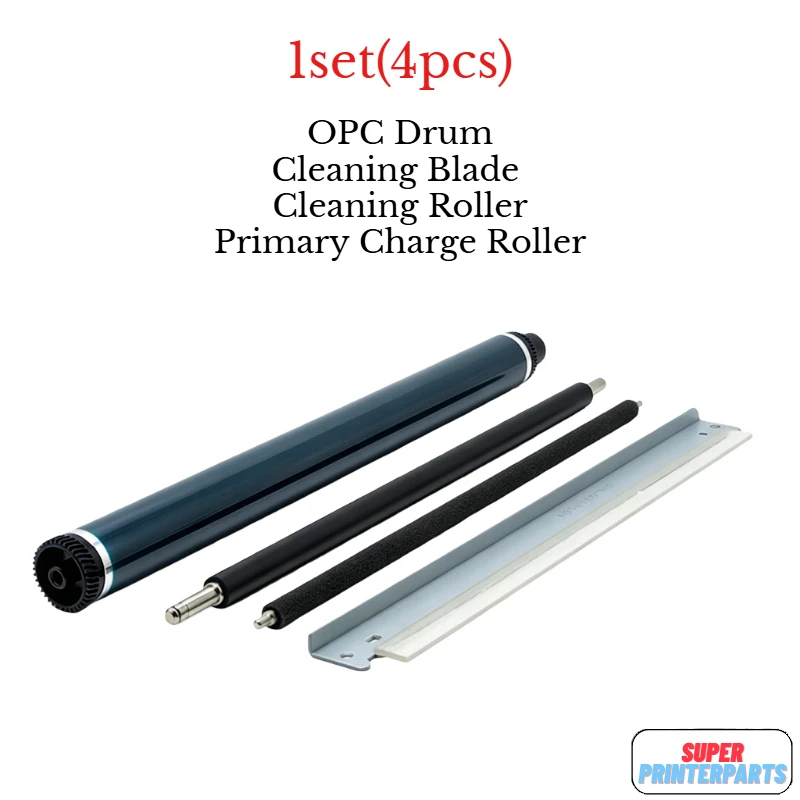 for Ricoh MPC305 MPC306 MPC307 MPC406 MPC407 Drum Unit Rebuild Kit OPC Drum Cleaning Blade PCR Cleaning Roller