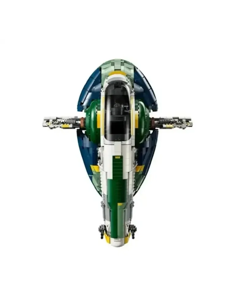 Modèle de vaisseau spatial vert, blocs de construction à assembler soi-même, jouets de Collection pour enfants et adultes, cadeau, Compatible avec le Set 75409, 2970 pièces