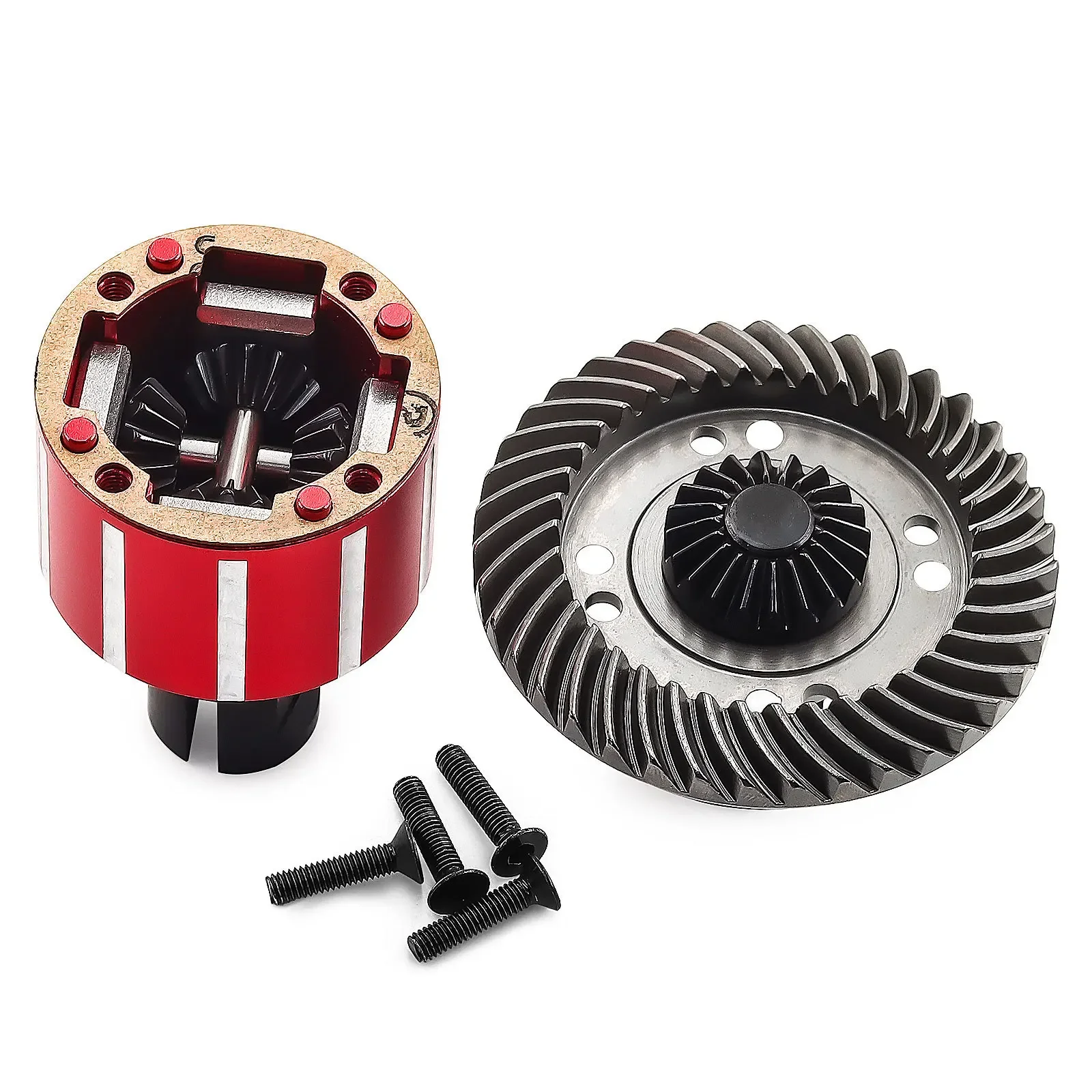 39+12T Differential Differ Assembly Front Rear Universal Chromium Steel for 1/5 KRATON OUTCAST ARA310937 RC Car Upgrade OP Parts