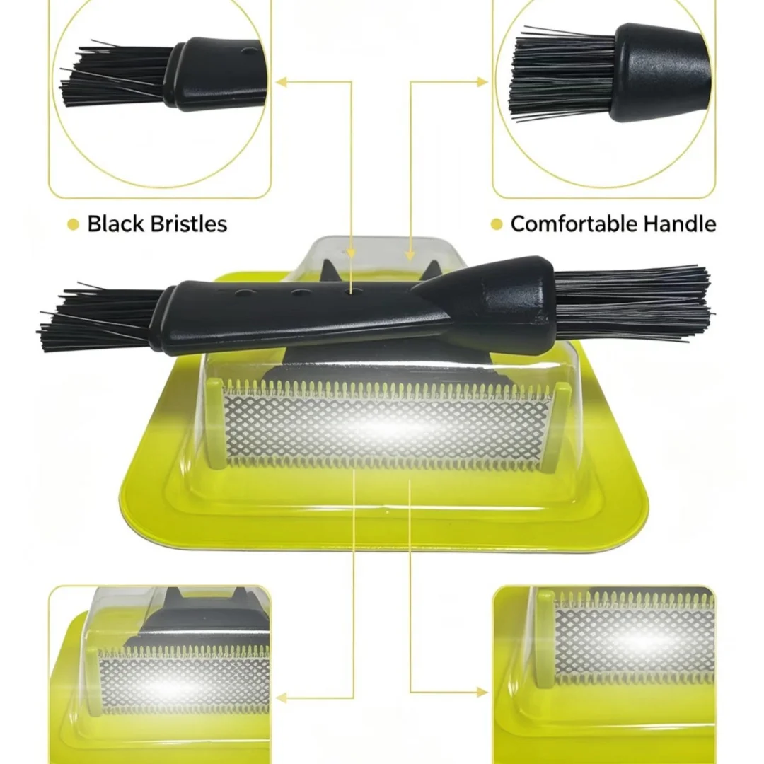 Elektrischer Trimmer-Rasierer Ersatzkit für OneBlade Kompatibel mit QP2520 QP2530 QP2630 QP6510 QP6520 QP2523 - Neues Modell – Detail 4