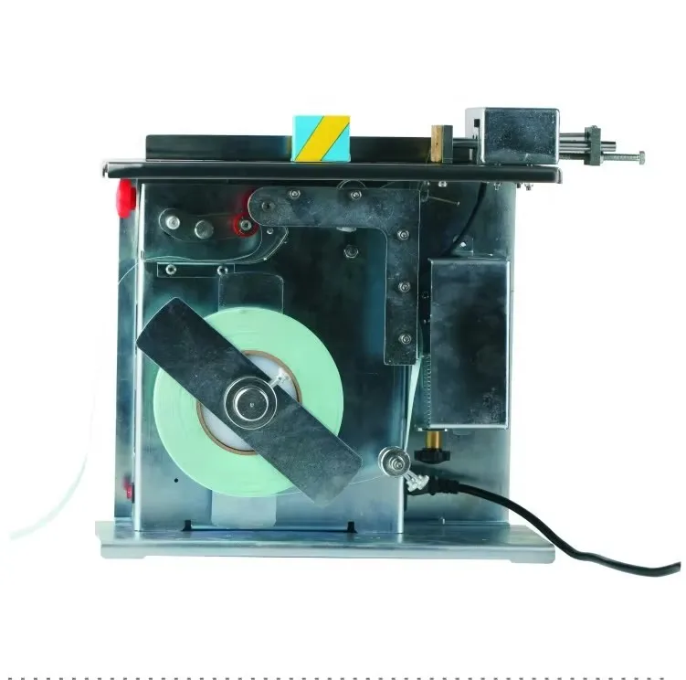 

KLD-Z-3030 Semi Automatic Small Manual 90 Degrees Boxes Carton Label Sticker Self Adhesive Corner Sealing Labelling Machine