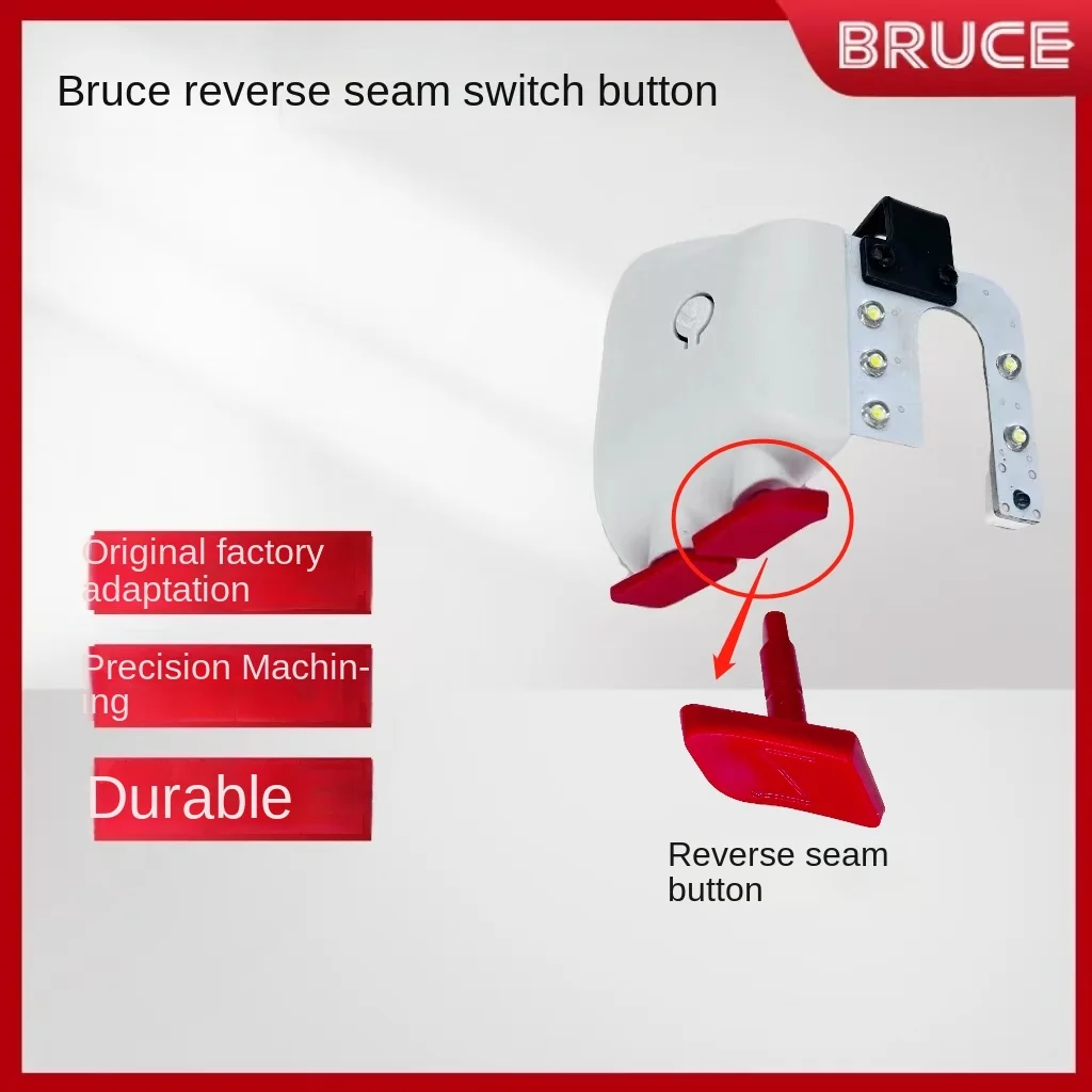 

100PCS Original Reverse Stitch Switch Button Red Z Letter Buttons for Bruce Ra3 Ra4 Computer Lockstitch Industrial Sew Machine