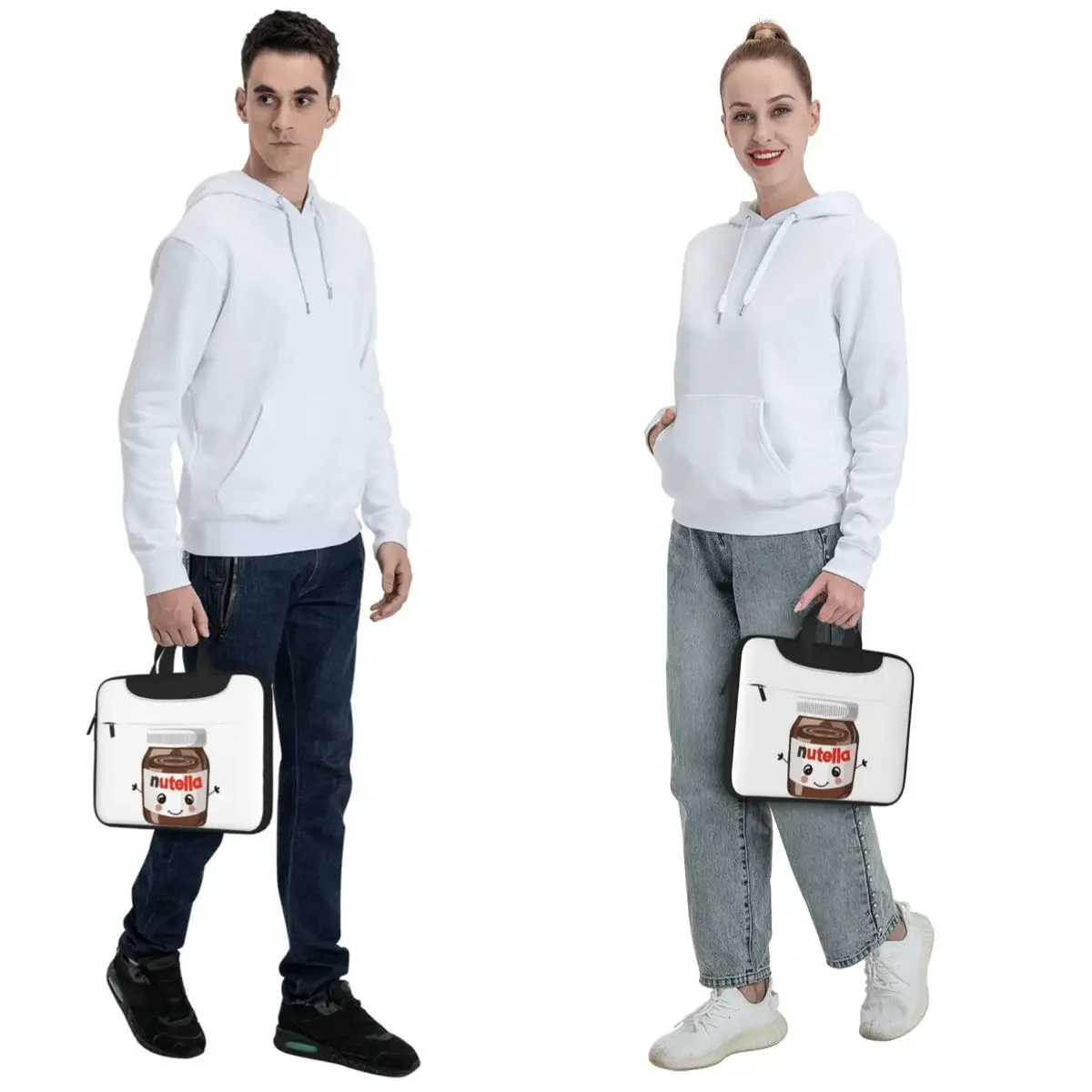 Nutella Cutie Crossbody Laptop Bag Case Computer Bag 13 14 15.6 Inch Notebook Pouch for Lenovo