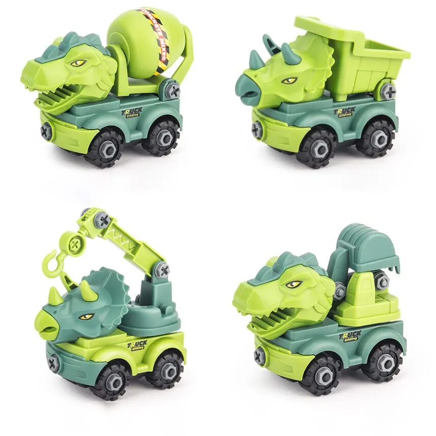 Transport Vehicles Excavators Dinosaurs Construction Toys Detachable And Self Loading Exercise Childrens Hands On Abilities