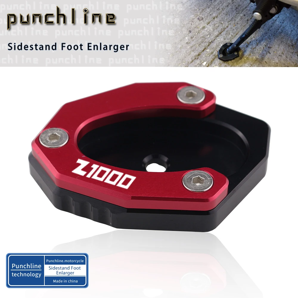 Fit For Z 1000 Z1000R Z1000SX Z800 Z400 Side Stand Enlarge Kickstand Sidestand Foot Enlarger