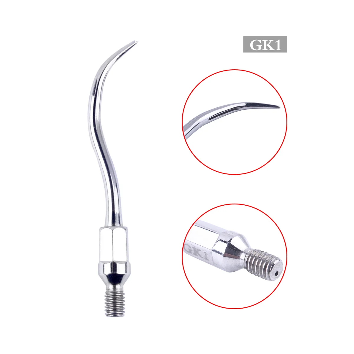 AZDENT Dental Scaling Periodontics Endodontics Tip Scaling G Tips GK1-7 Fit for KAVO Ultrasonic Scaler Handpiece