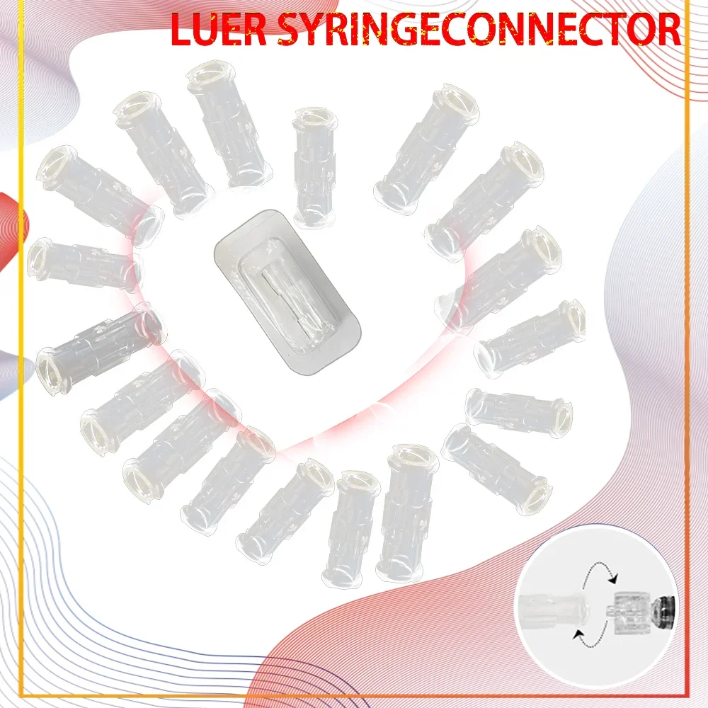 

Hot Sale Thread Syringe Coupler Connector Luer Syringe Connector Easy To Use Plastic for Pneumatic Parts Durable 4mm Aperture