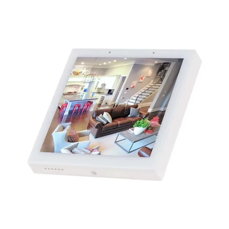 2025Newset 2024 Rectangular 4 Inch Wireless Smart Home Kit Wifi Home Security System With Tuya Smart Home App White