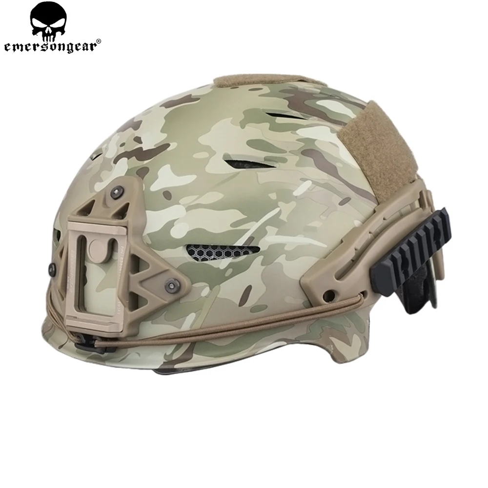 EMERSONGEAR EXF BUMP kask z okularami ochronny taktyczny cywilny Airsoft kask paintballowy Multicam EM8981