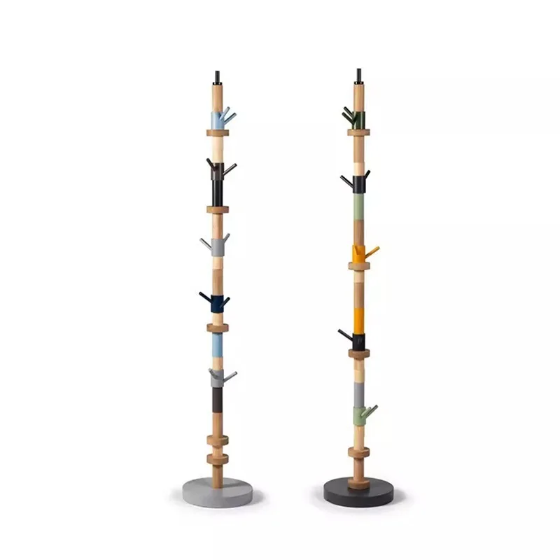 

Simple color floor-to-ceiling coat rack villa room living room bedroom hanger