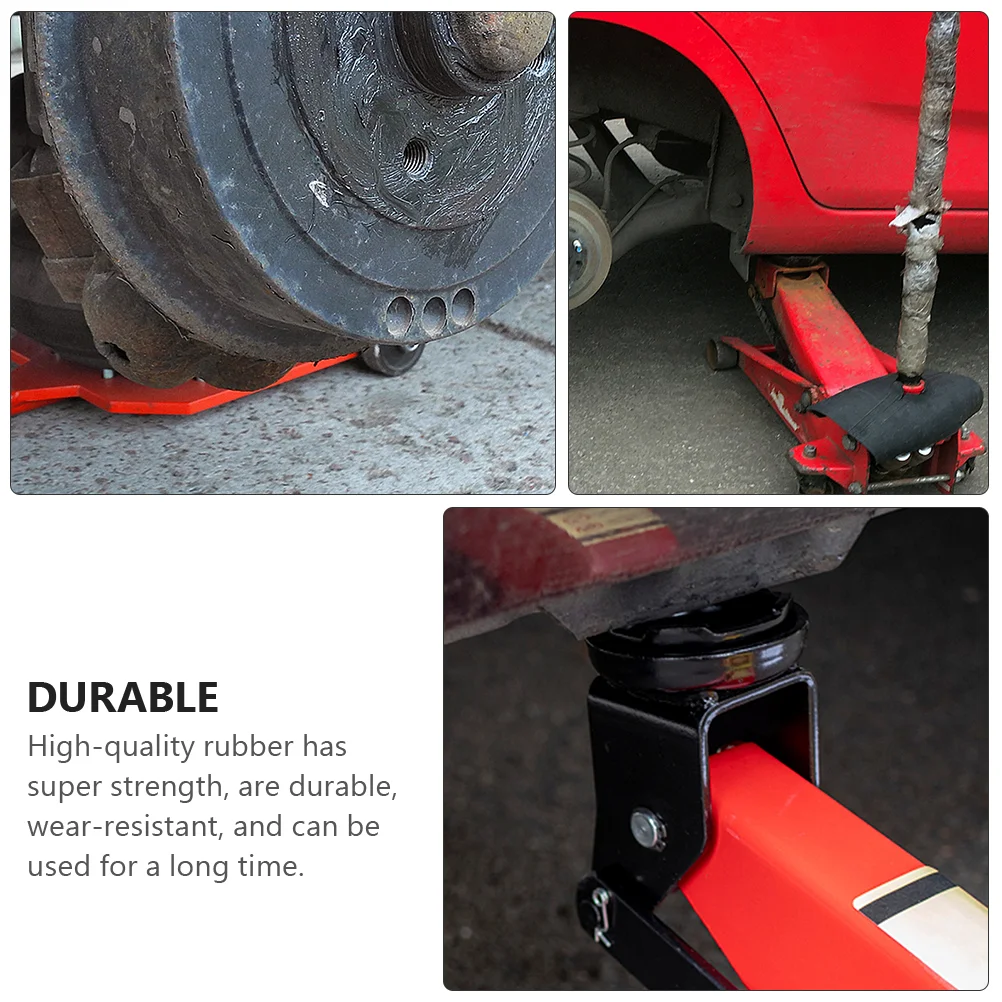 Rubber Back-up Block Pinch Weld Jack Pads Cars Lift Auto Slotted Supplies Floor Stand