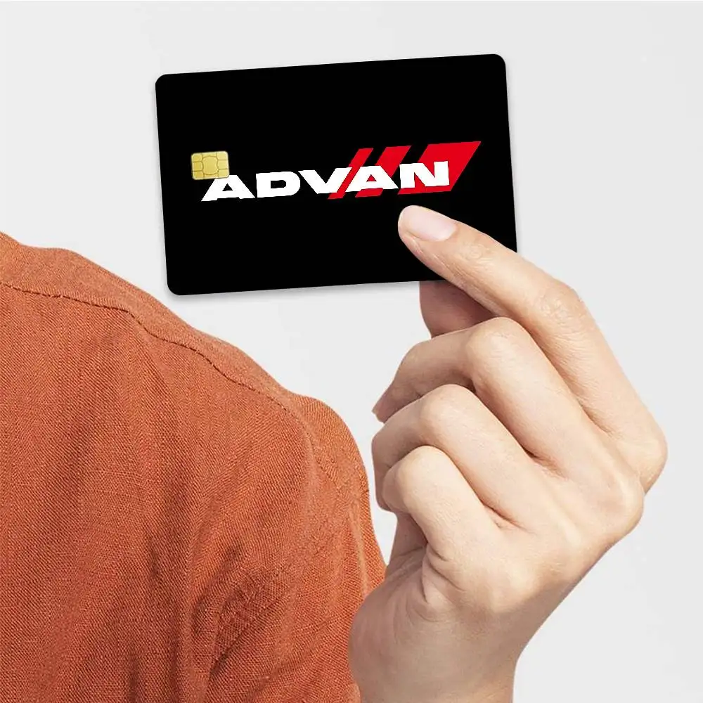A-ADVANS WHEEL Anmie Sticker Film Skin Cover for Credit Card Debit Bank Card Front