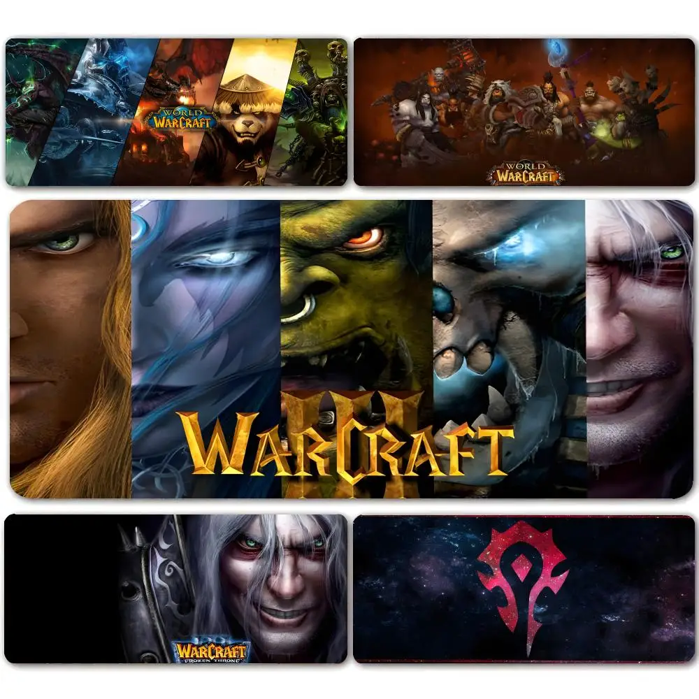 

Коврик для мыши Warcraft III Classic RTS, большой игровой коврик для мыши с защитой по краям, утолщенный коврик для компьютерной клавиатуры и стола