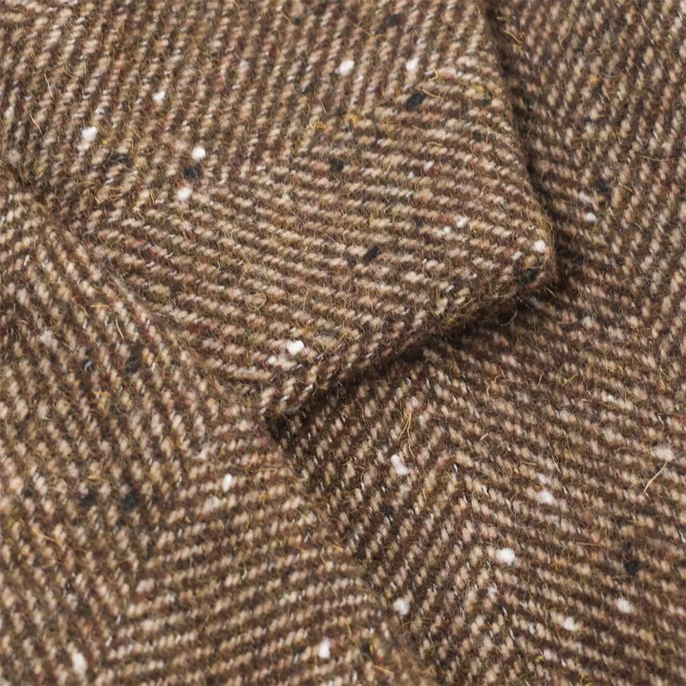 Zimowa nowa damska odzież, elegancka, uniwersalna marynarka w jodełkę z klapami, zapinana na jeden guzik, z długim rękawem.