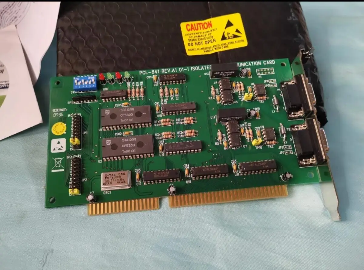 PCL-841 2-port CAN-bus ISA Card with Isolation Protection PCL-841 REV.A1