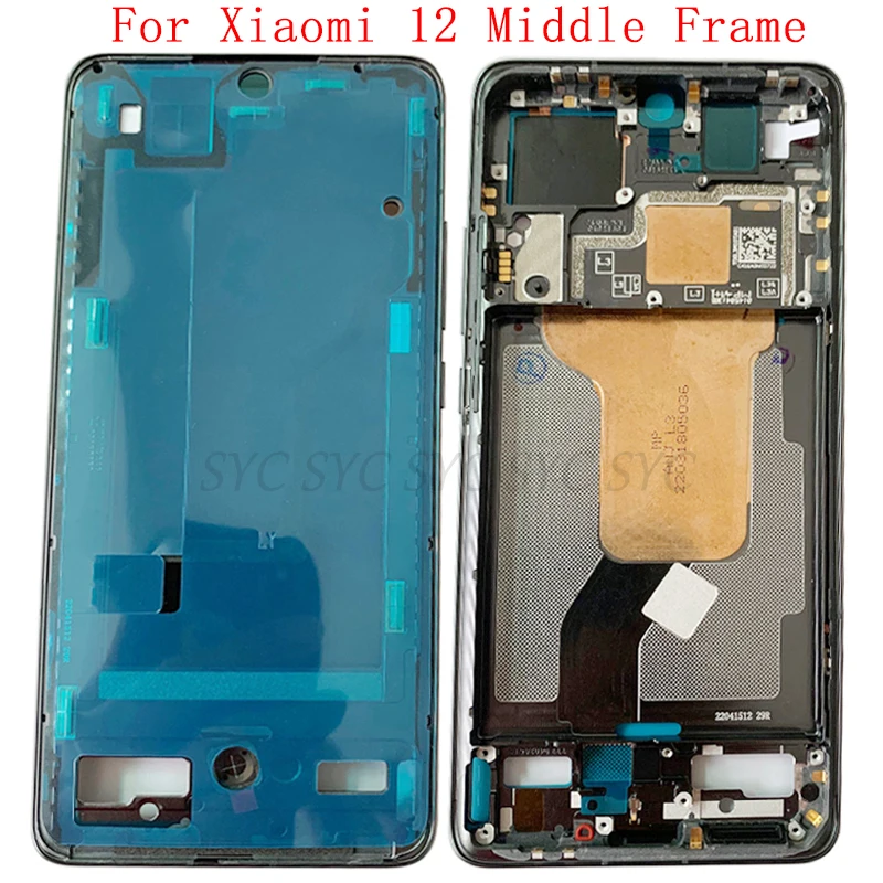 

Middle Frame LCD Bezel Plate Panel Chassis Housing For Xiaomi 12 Phone Metal LCD Frame Repair Parts