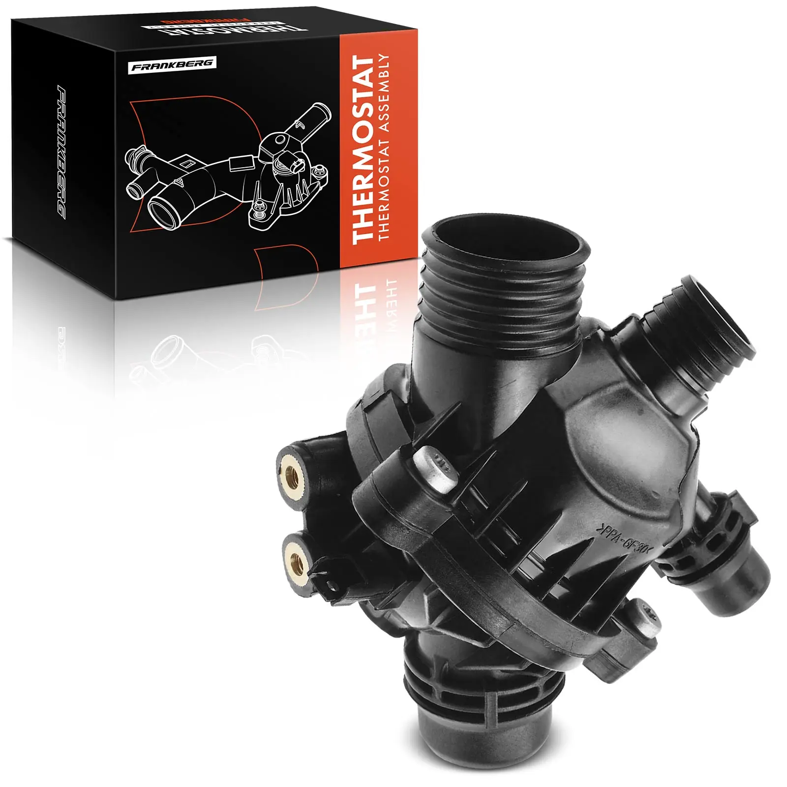 Frankberg 1x Thermostaat Koelvloeistof voor BMW E81 E87 E90 E91 E92 E60 E61 E63 E65 X1 X3 Z4 E86 11537549476 902-816
