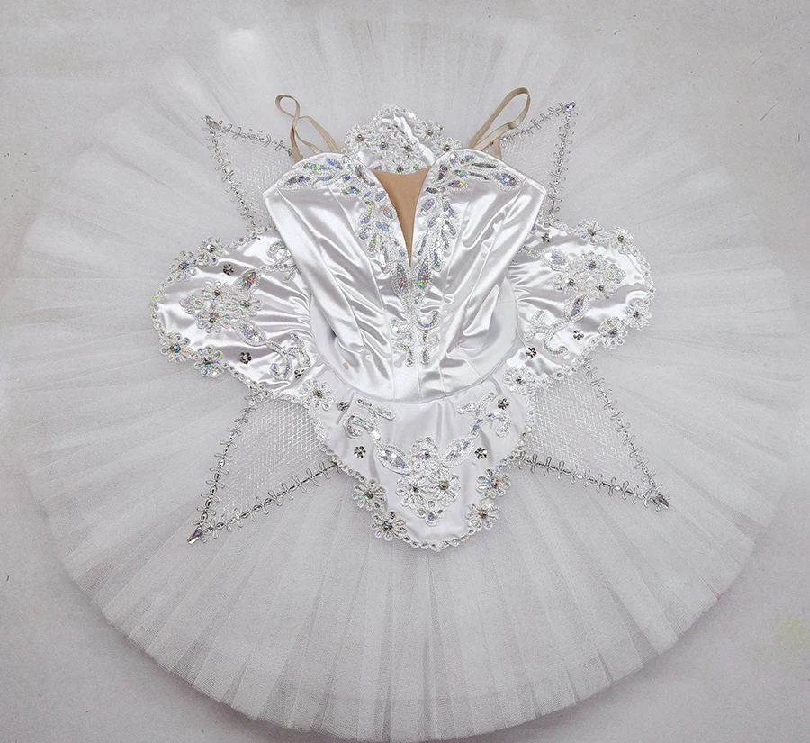 Snow White Princess Queen Professional Ballet tutus Classical Ballet Pancake Tutu Performance Ballet Pattern Tutus for Girls