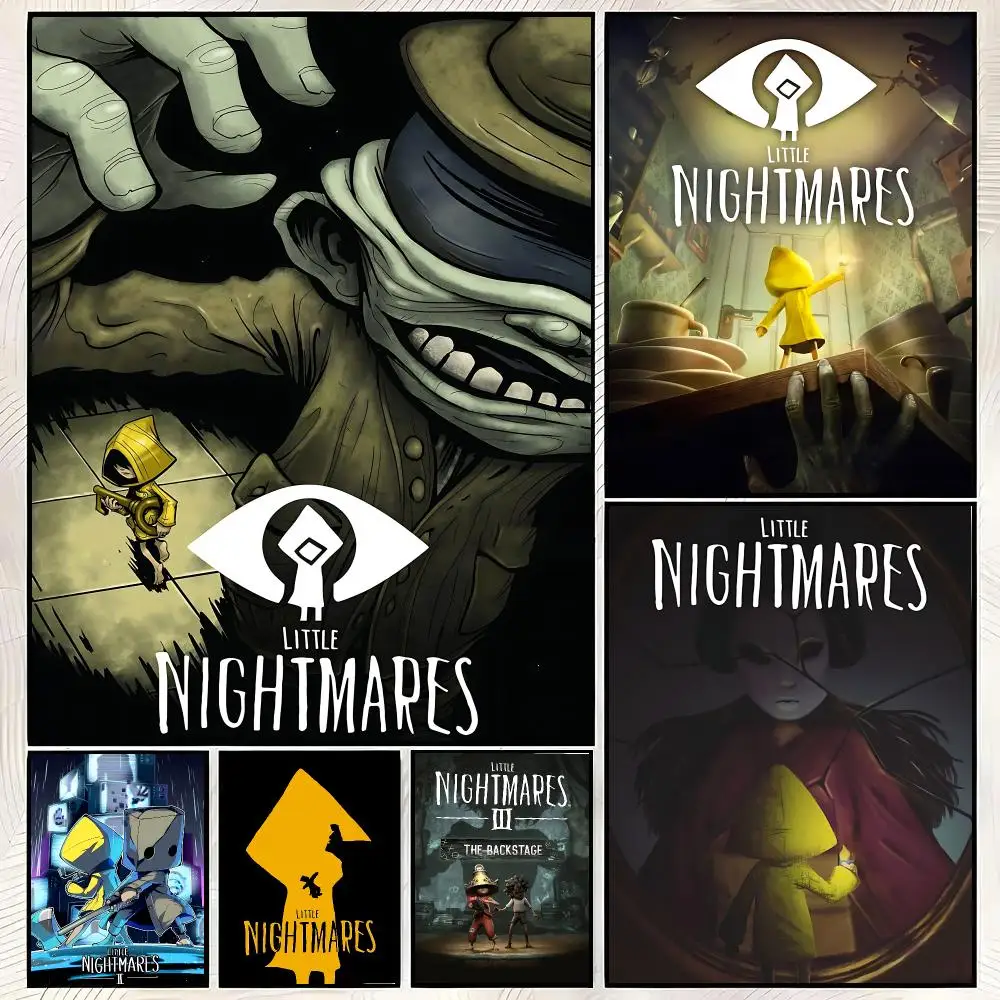 Game L-Little Nightmares Poster Trendy HD PP Paper Waterproof Wall Art Print for Bedroom Living Room Decor