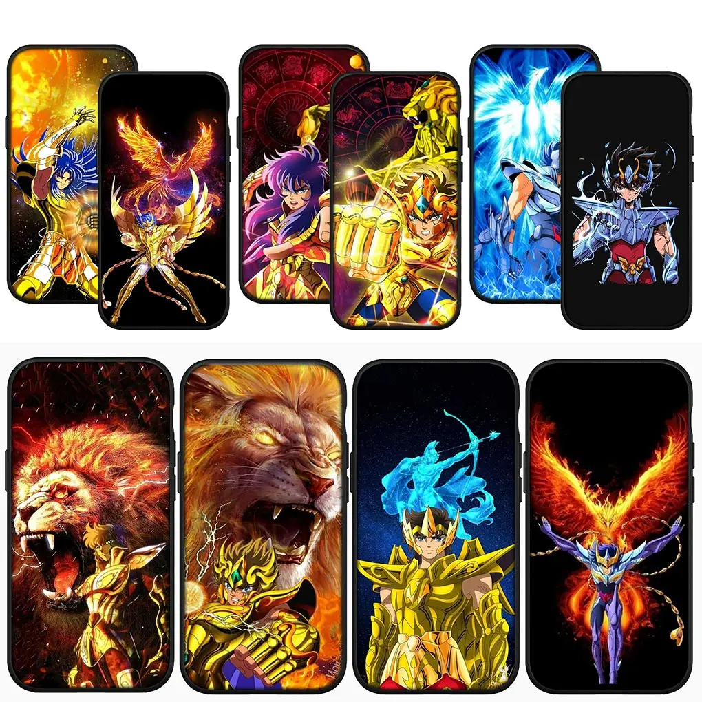 Saints Anime Seiyas Soft Phone Cover for Apple iPhone 16 15 14 13 12 11 Pro Max 6 6S Plus + SE 16+ 6+ 6+ Silicone Case