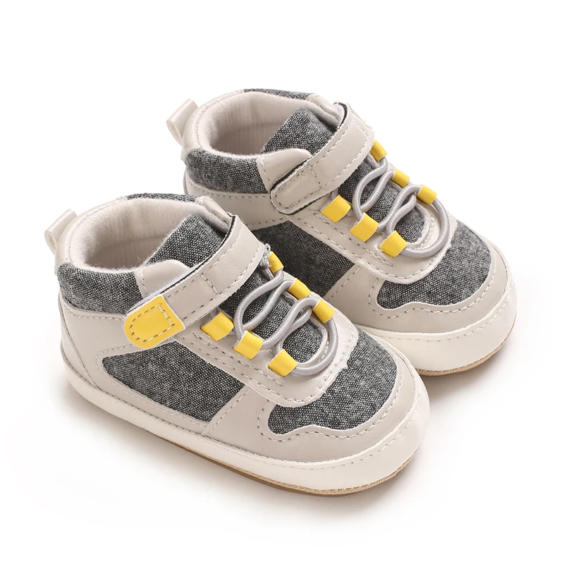 New Comfortable Bed Shoes For Newborns With Fashionable Splicing Design Baby Sports Shoes