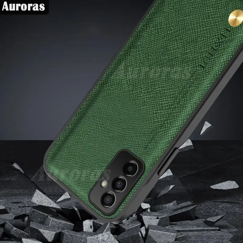 Auroras For Xiaomi 14T Pro Case Solid Color Magnetic Cross-Grain Leather Shell For Xiaomi 13T Pro pro13t 14t Cover Fundas