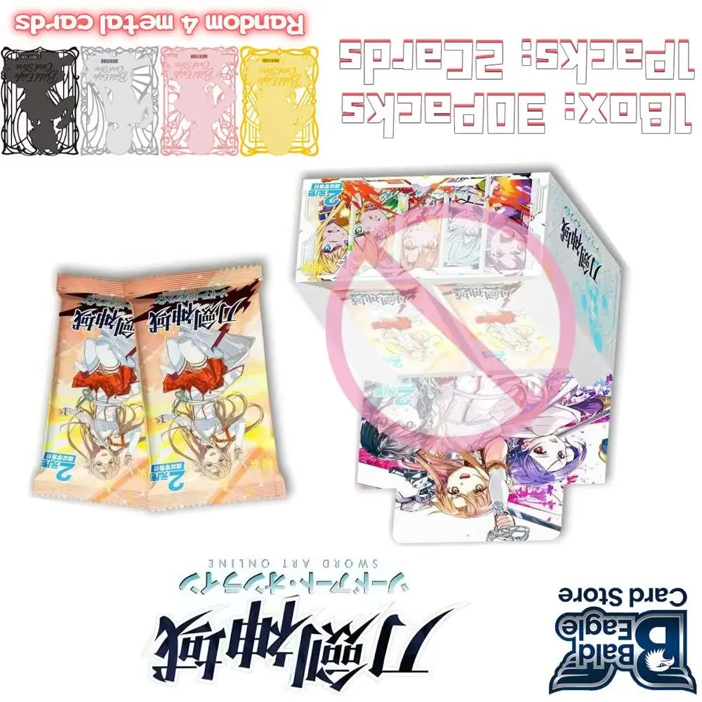 

Wholesale New YouKa Sword Art Online Collection Cards Characters Hot Blooded Cool Battle Cards Boys Girls Favorite Gifts Toys