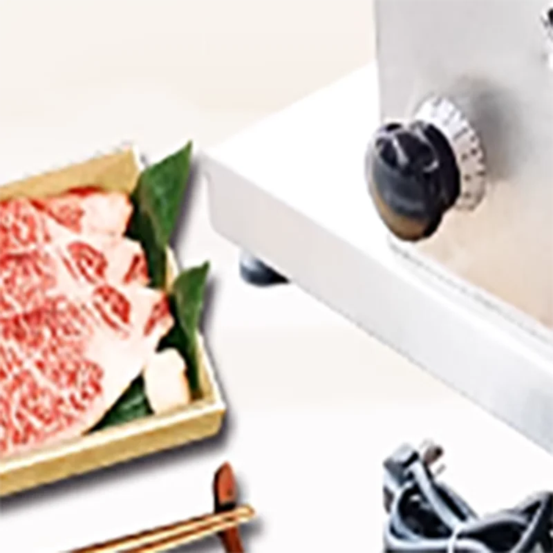 Hot Pot Restaurant Fresh Meat Slicer Commercial Fully Automatic Beef and Mutton Slicer Waist Slice Cooked Meat Slicer