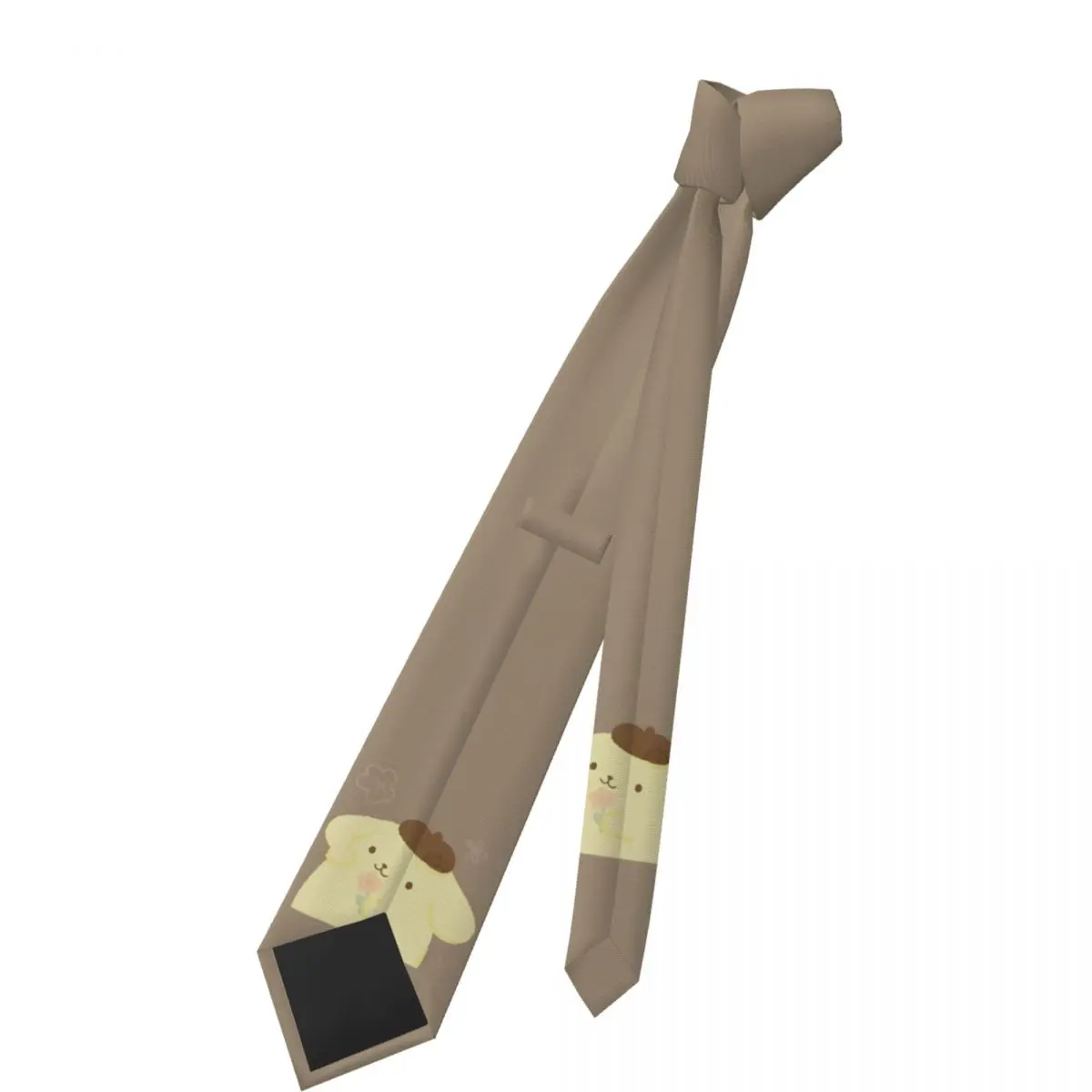 Pom Pom Purin Stropdas Mannen Mager Polyester 8cm Smalle Stropdas voor Heren Shirt Accessoires Das Cosplay Props