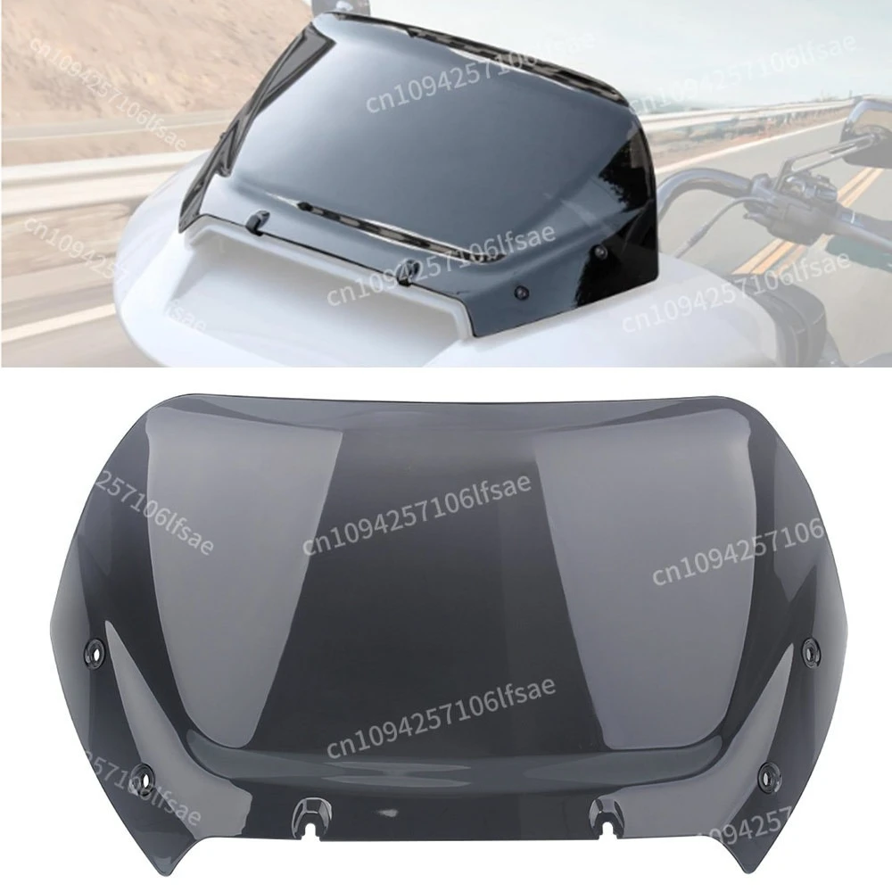 

For Harley Road Glide CVO ST FLTRXSTSE 2024 -Later Motorcycle Accessory Smoke 12" Fairing Windshield Windscreen ABS Plastic