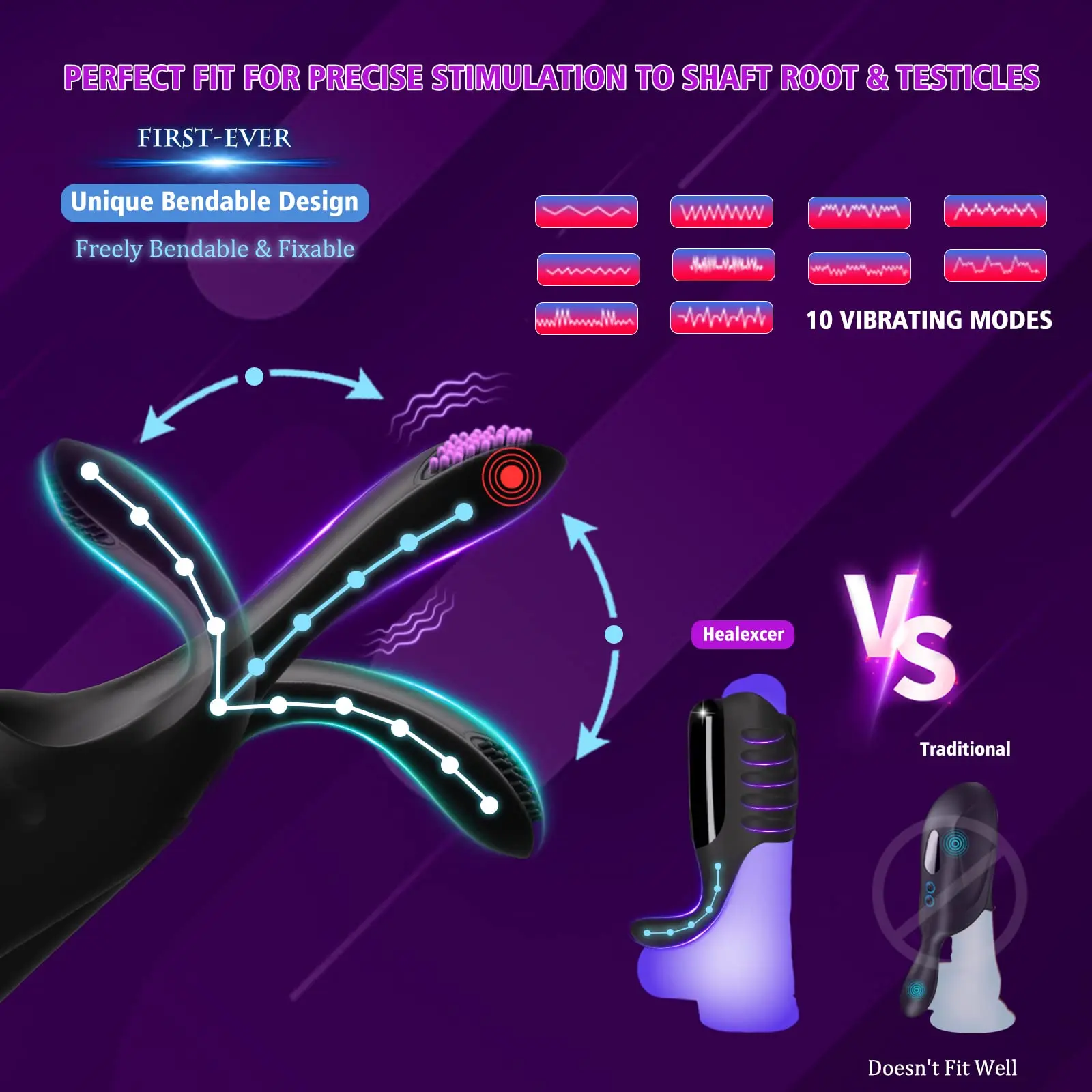 Adjustable Vibrating Male Masturbator Penis Trainer Massager Glans Stimulator Cock Tapping Vibrators Sex Toys for Men Pleasure