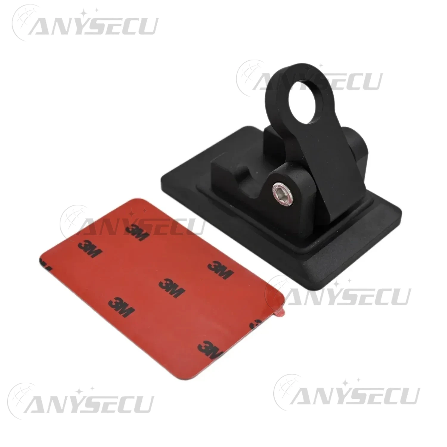 Adjustable Aluminum Alloy Square Antenna Bracket Car Roof Magnetic Antenna Mount with Adhesive Pad Mobile Radio Antenna Holder