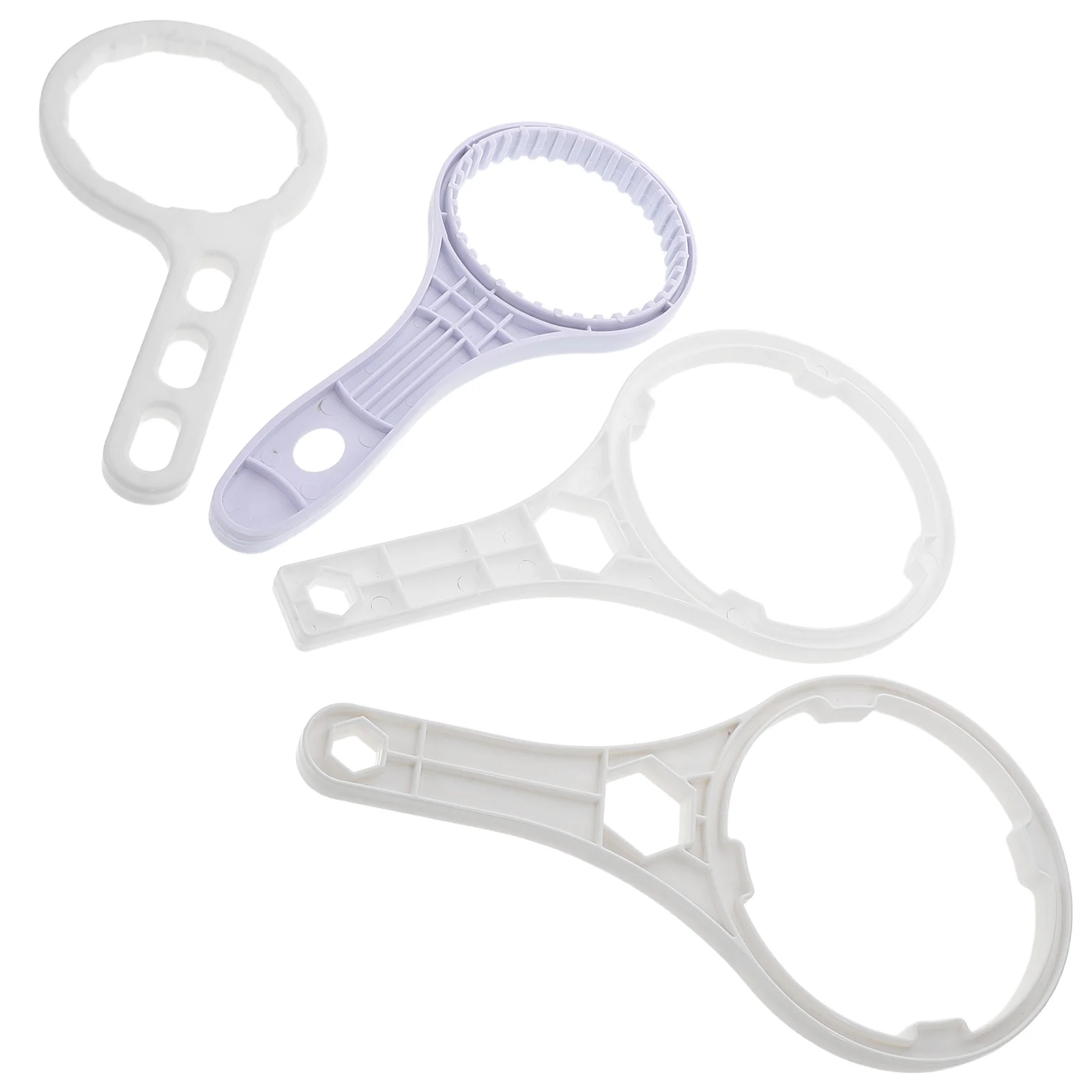 

4Pcs Filter Shell Wrench Housing Spanner Water Purifier Tool Prefilter Bottle Wrench Membrane Housing Spanner Hand Tools Wrench