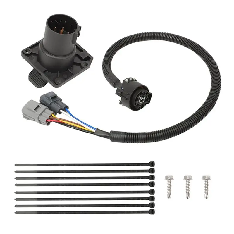 

AEE5-7 Way RV Blade Trailer Wiring Trailer Wiring Harness 56443 For Ford F-250 F-350 F-450 F-550 F-650 2020-2024