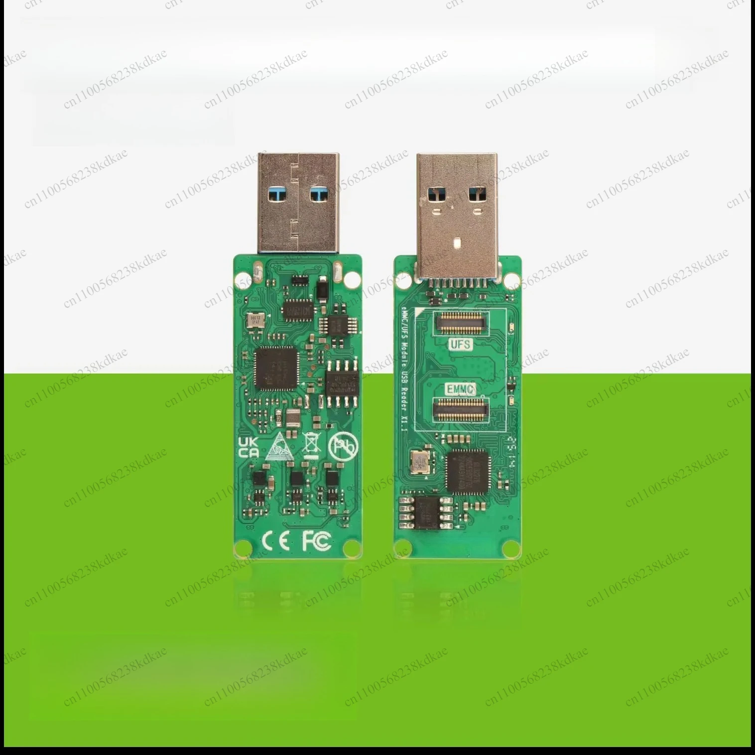 Dual Channel USB3.0 Card Reader Board Dual Protocol UFS eMMC Read Write Module For SBC Storage Data Access