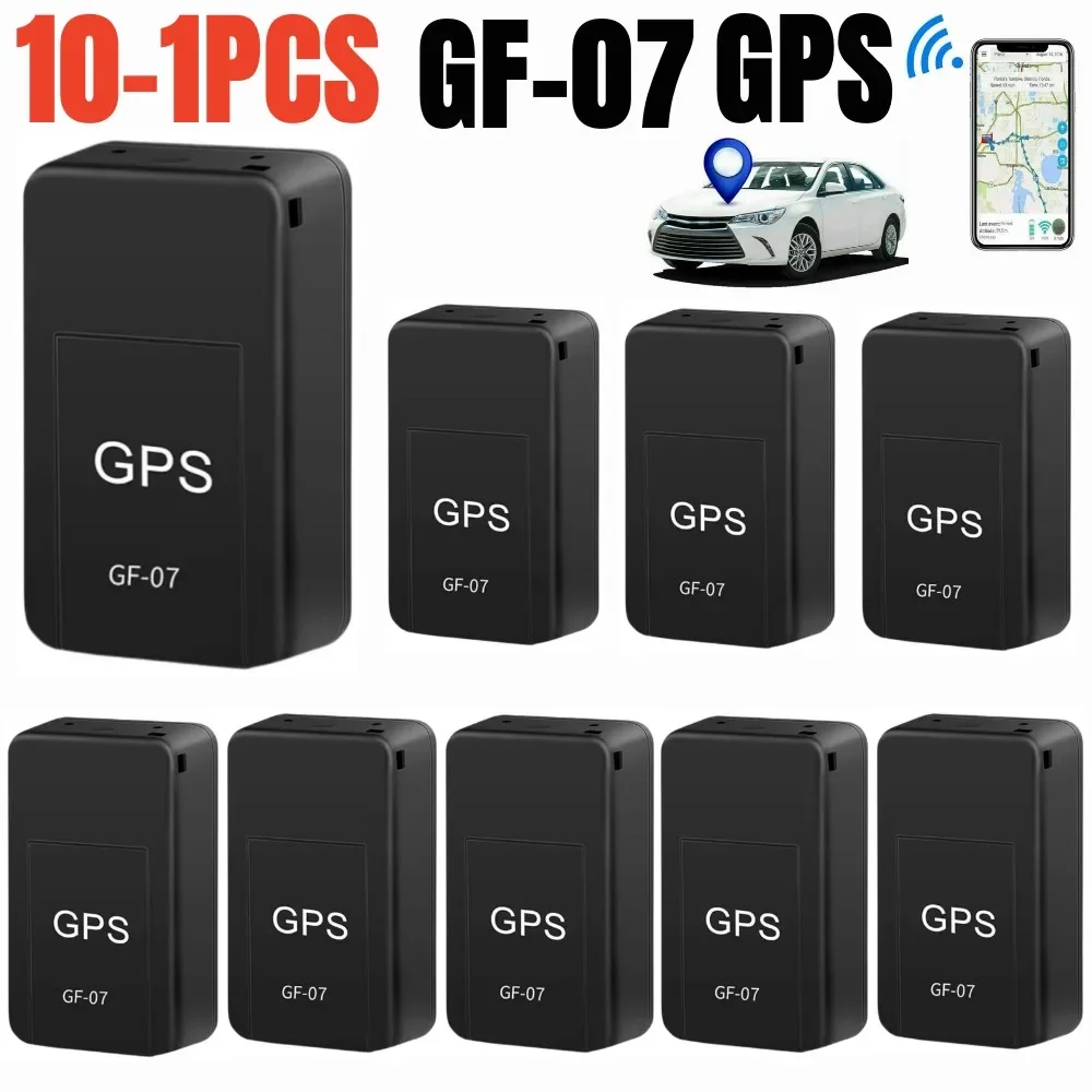 

10-1PCS GF-07 GPS Tracker for Car Mini Smart Locator Key Finder Pet Locator Children Anti-lost Locator Motorcycle GPS Tracker