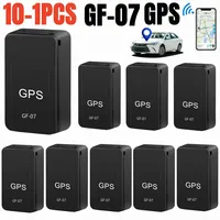 10-1PCS GF-07 GPS Tracker for Car Mini Smart Locator Key Finder Pet Locator Children Anti-lost Locator Motorcycle GPS Tracker