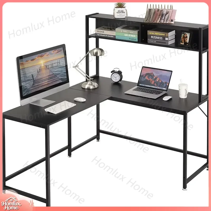 Heavy Duty Gaming Desk with RGB Lighting for Home Office and Gaming Setup Ergonomic Adjustable Height PC Desk Computer