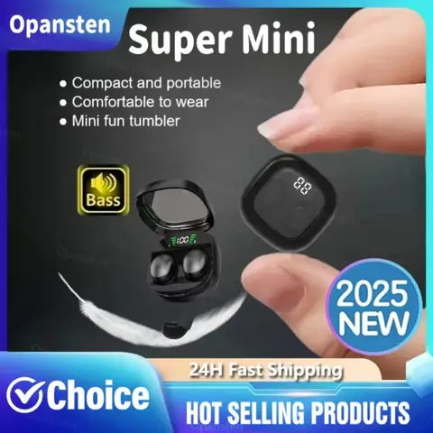 미니 5.3 무선 블루투스 헤드셋 소형 이어 버드 수면 작업 스포츠 보이지 않는 헤드폰 HD HIFI 저음 음질 이어폰 Best5