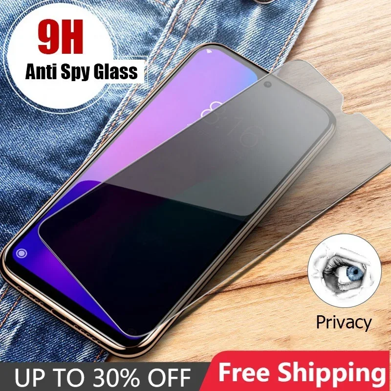 Anti Peeking Tempered Glass for Samsung A50 A40 A30 A20 A40 A70 Anti Spy Screen Protector for Samsung A 50 40 30 20 10 70 Glass