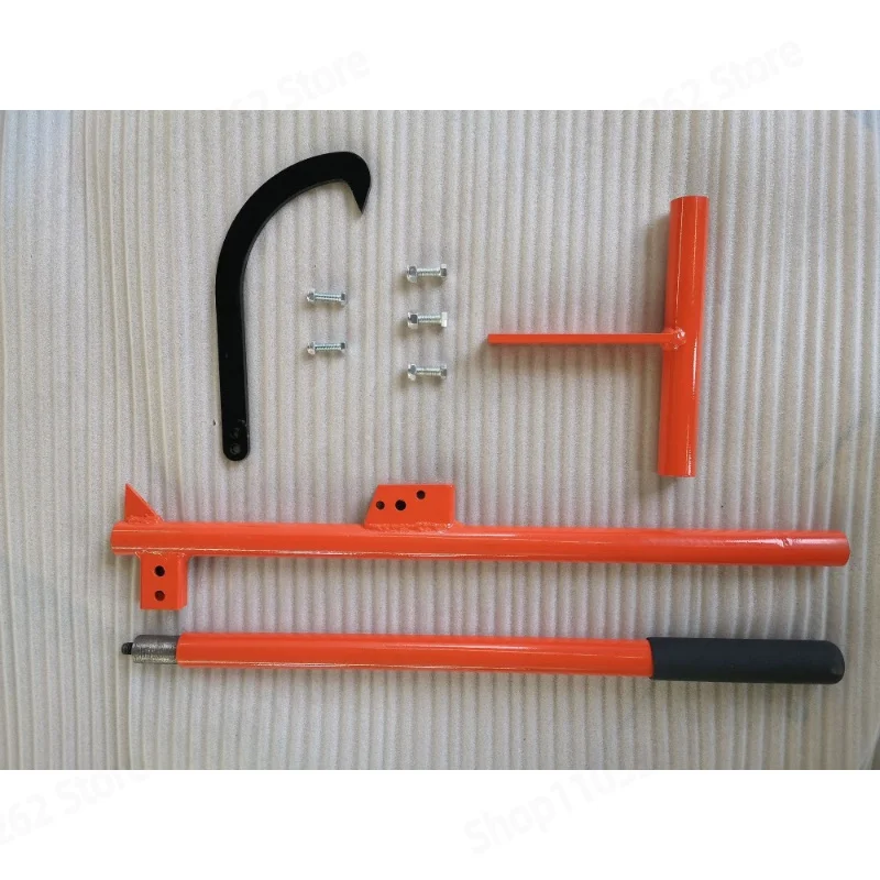 Tree Puller Logging Tool, Lumber Lifter Saw Horse for Chainsaw Cutting, Firewood Splitting Stand Outdoor