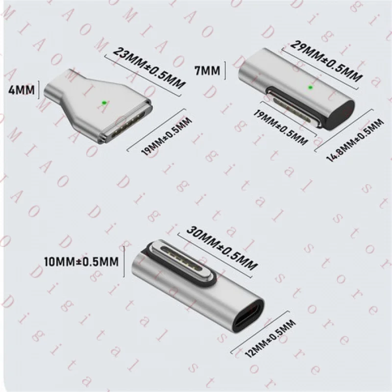 FR   New USB-C To Magsafe 3 Charging Converter Magnetic Adapter For MacBook Air/Pro