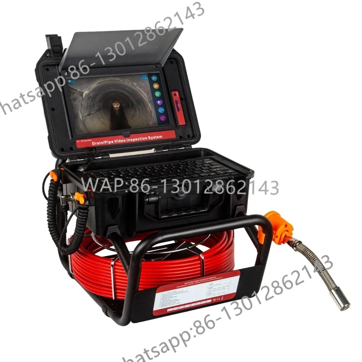 

All Terrain Pipe Inspector-110 ° Automatic leveling camera and 8x zoom for municipal maintenance