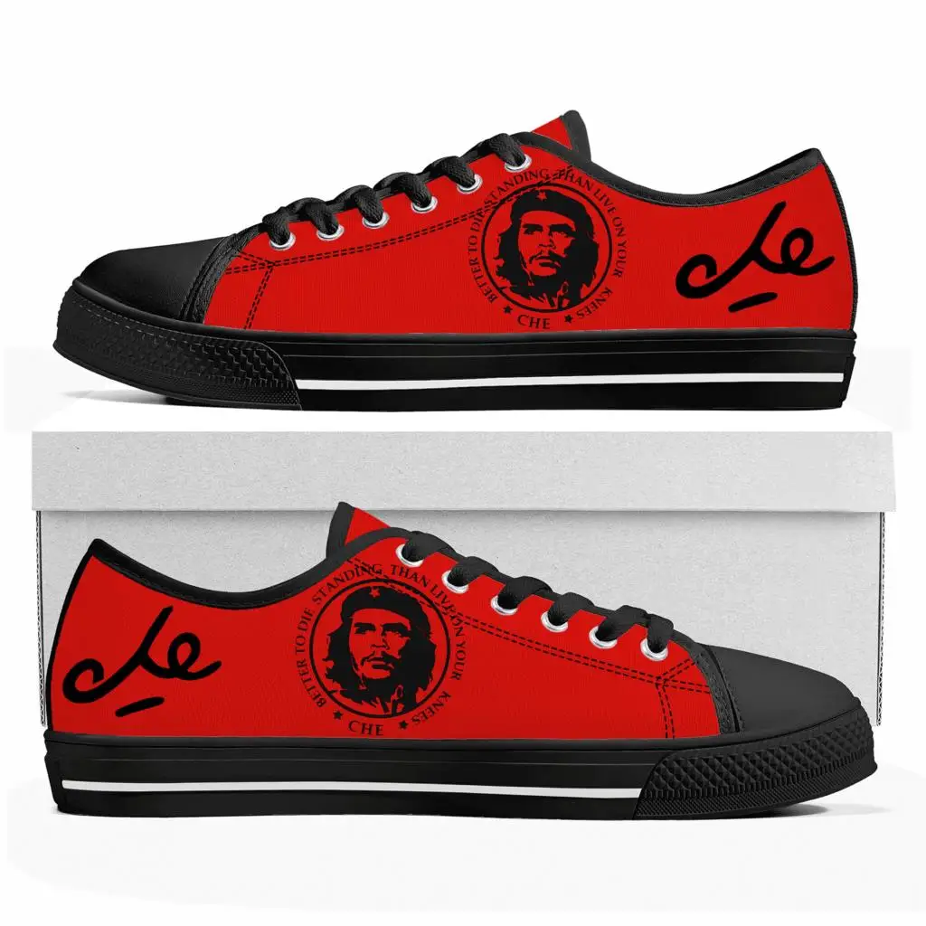 Che Guevara lage top sneakers heren dames tiener canvas hoge kwaliteit sneaker casual op maat gemaakte schoenen aanpassen DIY schoen