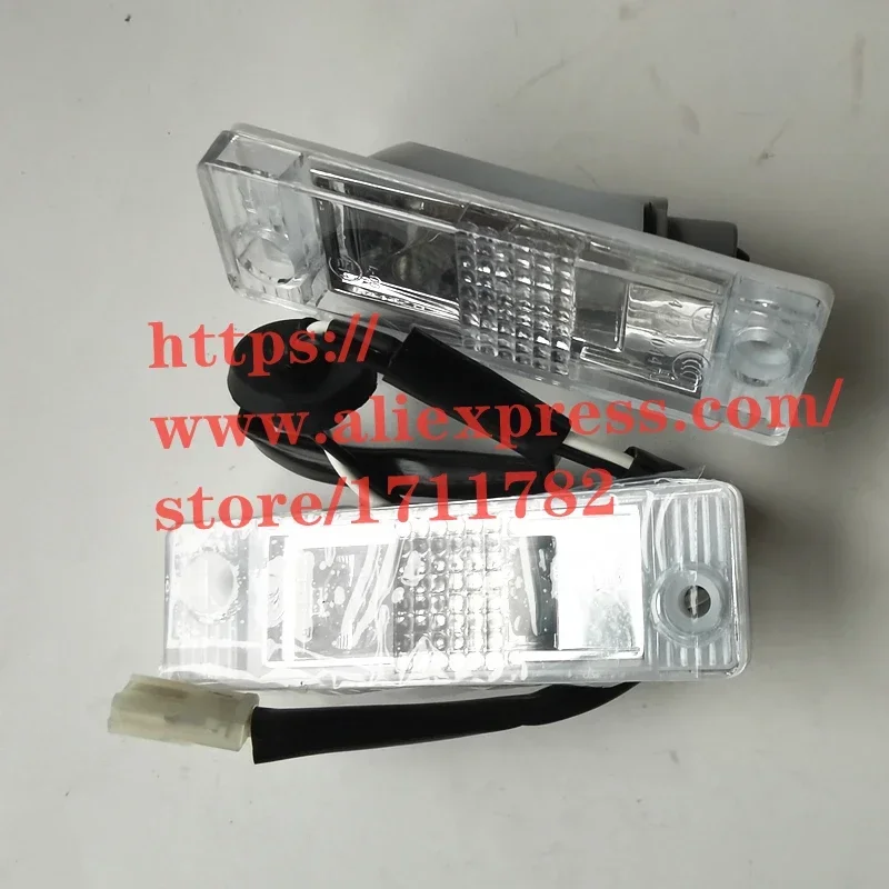 2pcs/set Rear License Plate Light For Chery QQ6/S21 Jaggi X1 indiS Beat Arrizo M7 S21-3717010