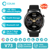 [2024 New] COLMI V73 Smartwatch AMOLED Display Bluetooth Calls Health Fitness Tracking Smart Watch for Men Women