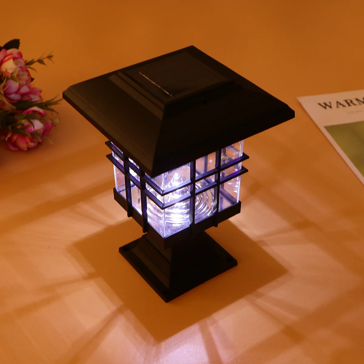 2-in-1-屋外ソーラーポストキャップライト-スティグマ-グラウンドプラグ-防水-ガーデンソーラーライト-ブラック-ホワイト-屋外用